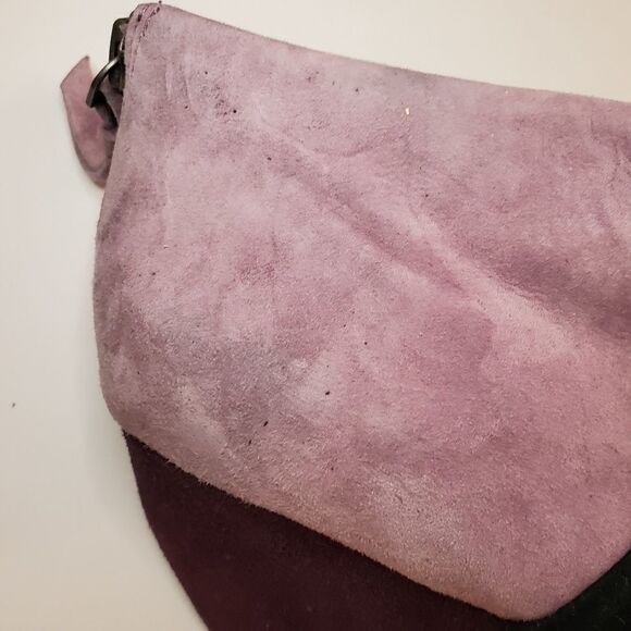 JEAN-MICHEL CAZABAT wedge bootie Rica purple suede color block 7.5 - Picture 4 of 11